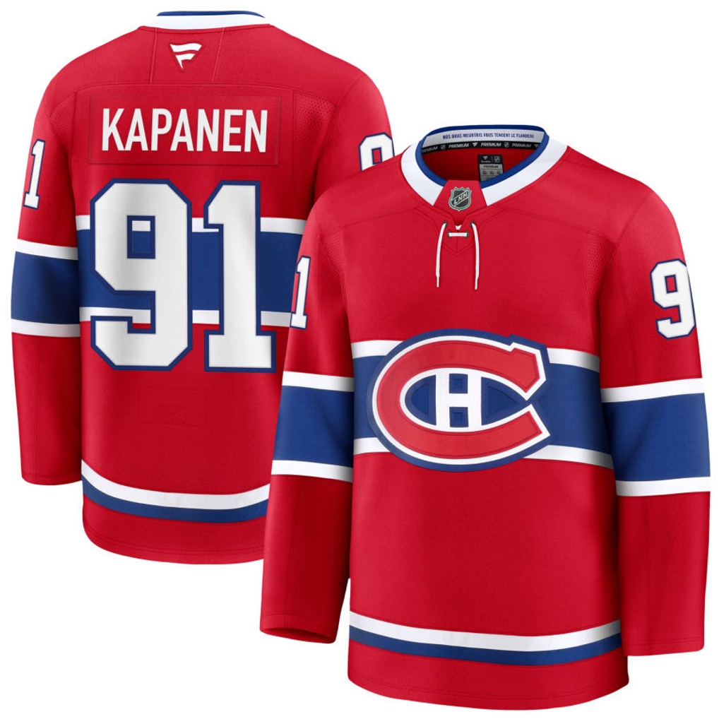 Oliver Kapanen Montreal Canadiens 2026 Home Premium Jersey - Red