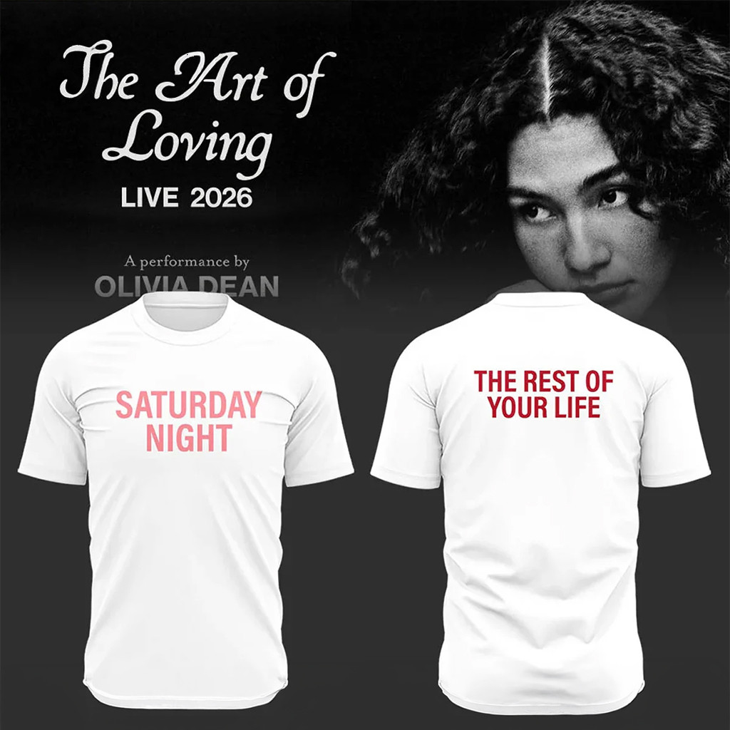Olivia Dean Tour Merch 2026 The Art Of Loving Live T-Shirt The Rest Of Your Life Shirt Fan Gear