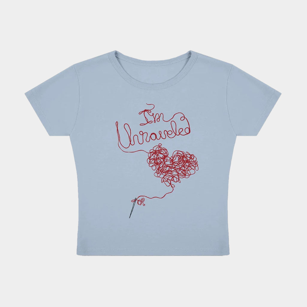 Olivia Rodrigo Merch 2026 I'm Unraveled Baby Tee Music Lover Shirt Gifts For Sisters