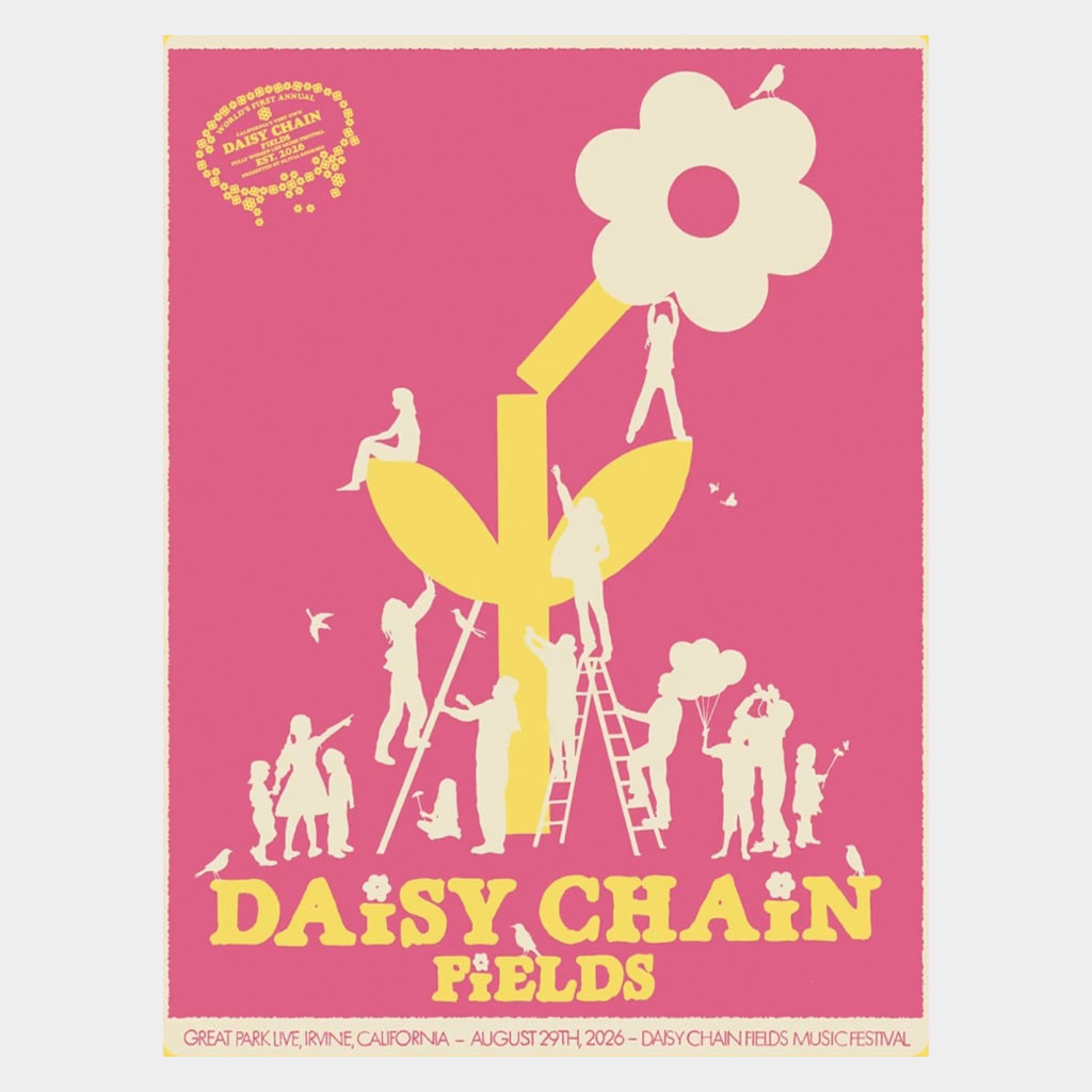 Olivia Rodrigo's Daisy Chain Fields Festival Merch 2026 Daisy Chain Fields Poster Wall Art Decor