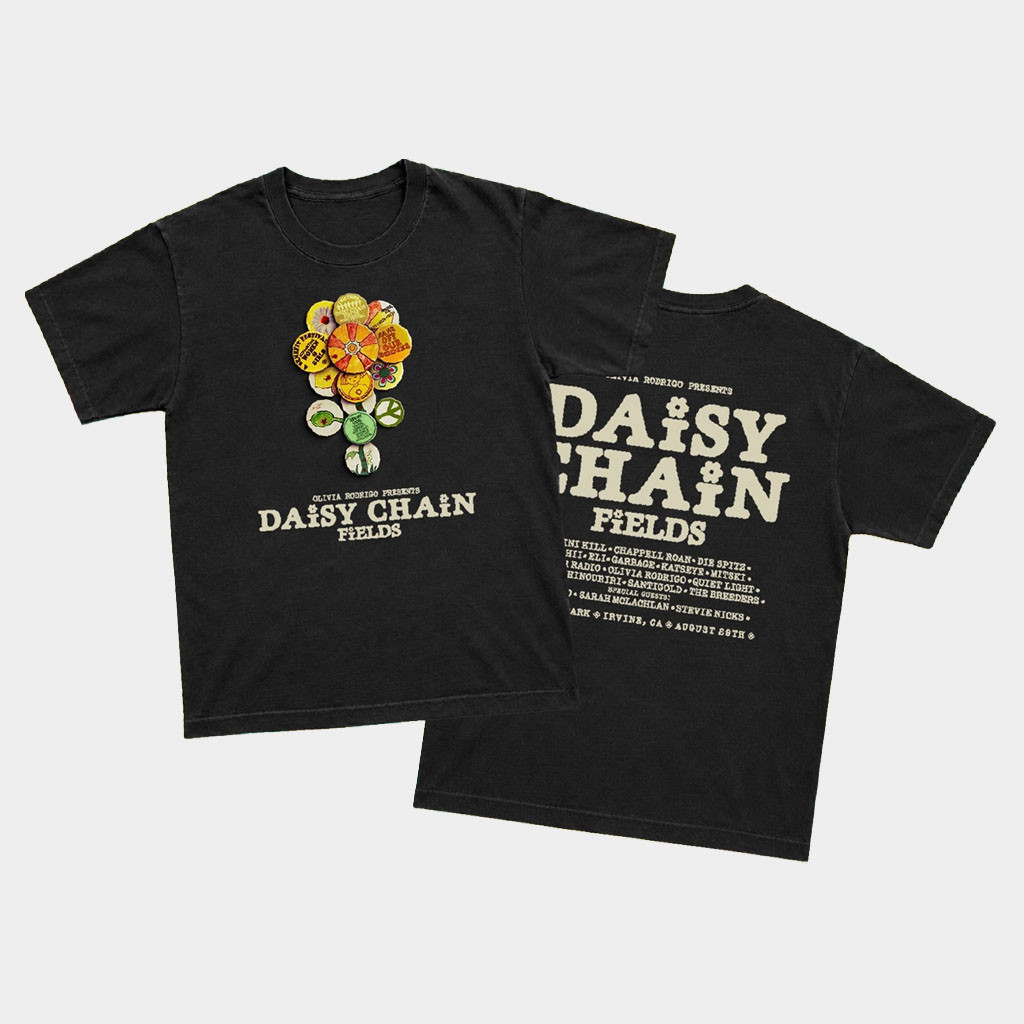Olivia Rodrigo's Daisy Chain Fields Festival Merch 2026 Daisy Chain Fields T-Shirt Besties Gift