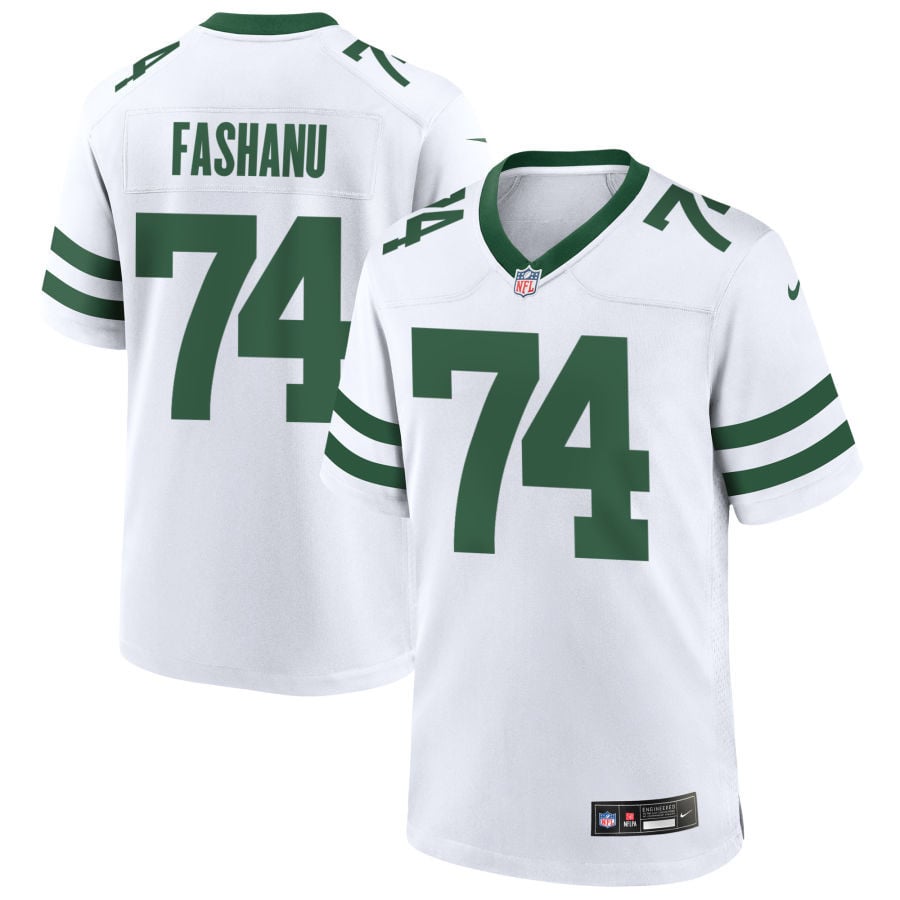 Olu Fashanu New York Jets 2025 Game Jersey - Legacy White