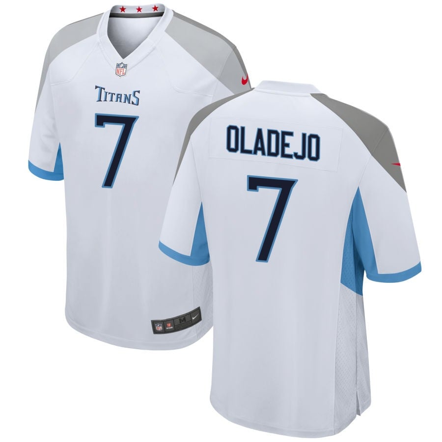 Oluwafemi Oladejo Tennessee Titans 2025 Game Jersey - White