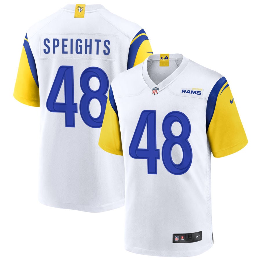 Omar Speights Los Angeles Rams 2025 Alternate Jersey - White