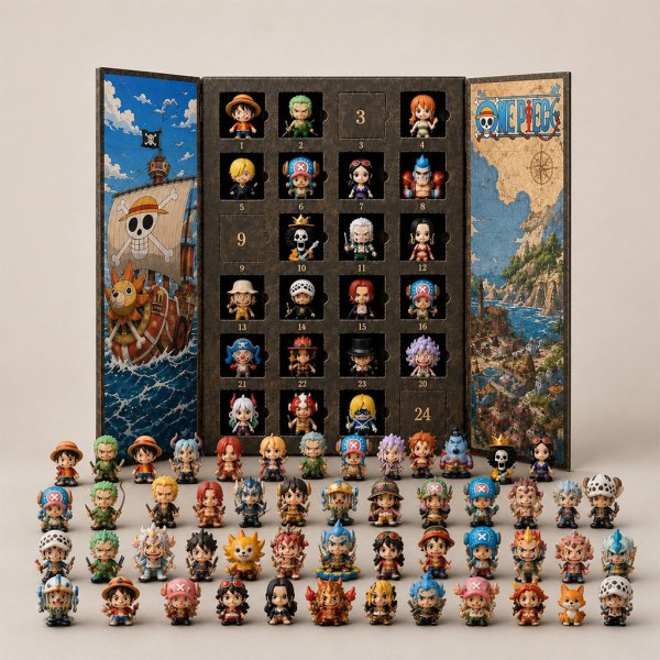 One Piece Advent Calendar 2026 24 Days Christmas Mystery Ornaments Anime Fan Holiday Gift - Image 2
