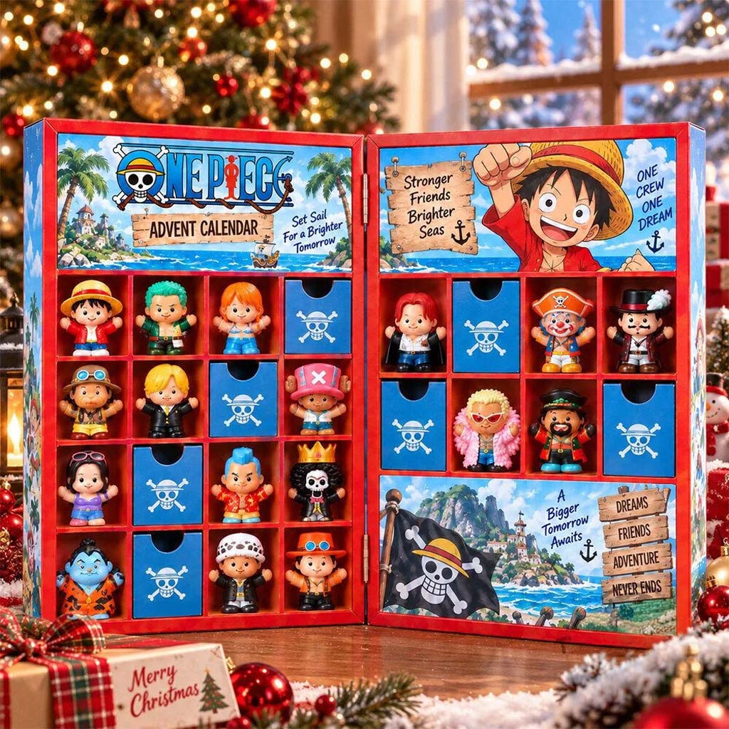 One Piece Collector Advent Calendar 2026 One Crew One Dream Christmas Ornaments One Piece Merch