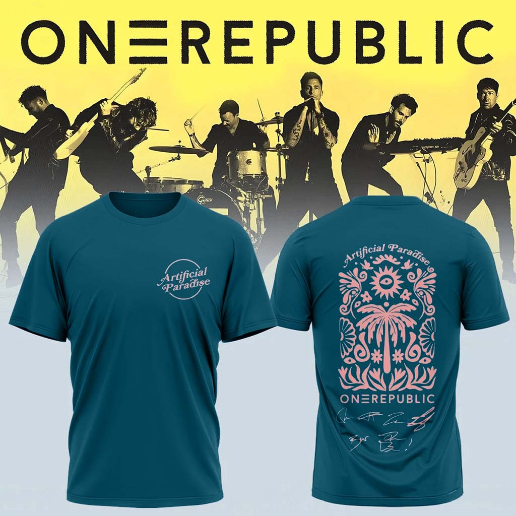 OneRepublic Merch 2026 Artificial Paradise T-Shirt Present For Pop Band Fans