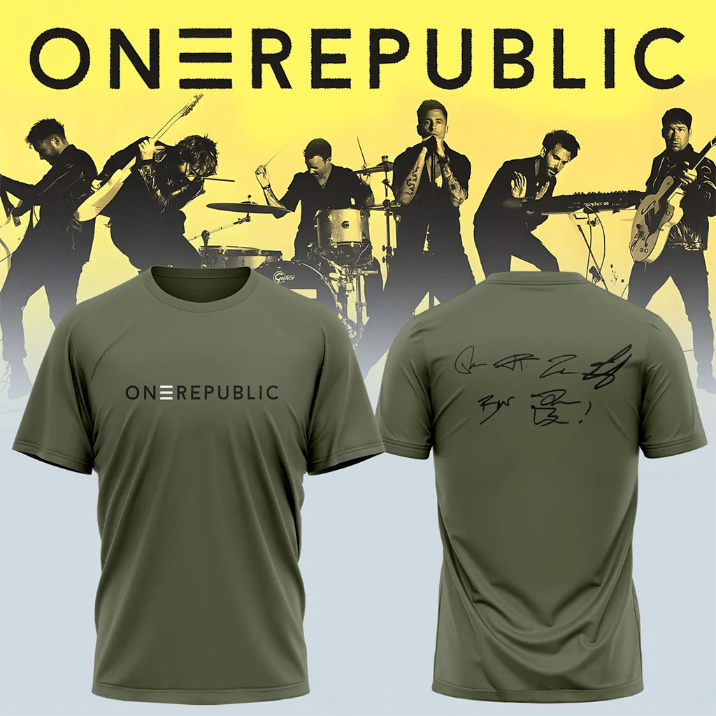OneRepublic Signature T-Shirt 2026 OneRepublic Merch Present For Band Fans