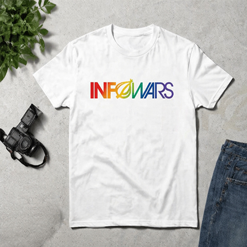 Onion InfoWear Infowars Mashup Logo T-Shirt White Unique Gifts For Friends