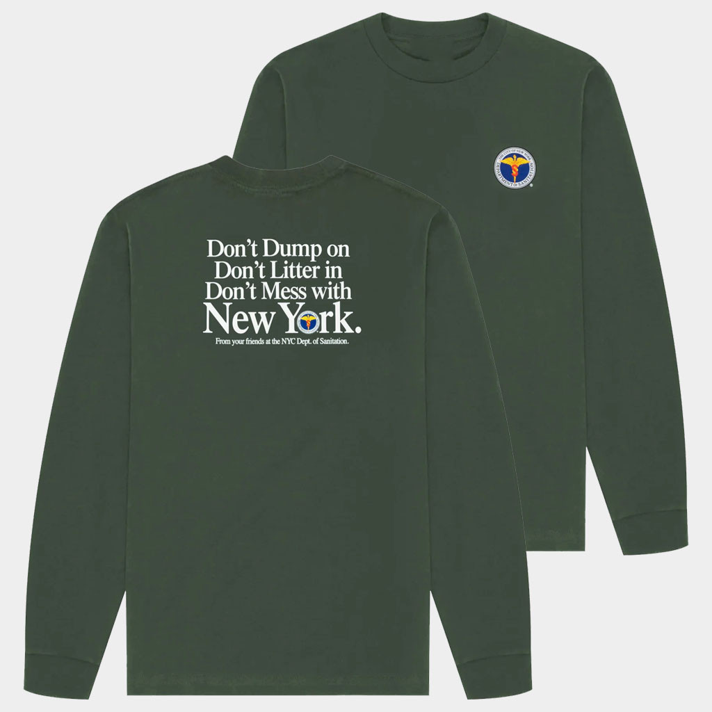 OnlyNY Merch DSNY Don't Mess With New York Long Sleeve Shirt Present For Husband