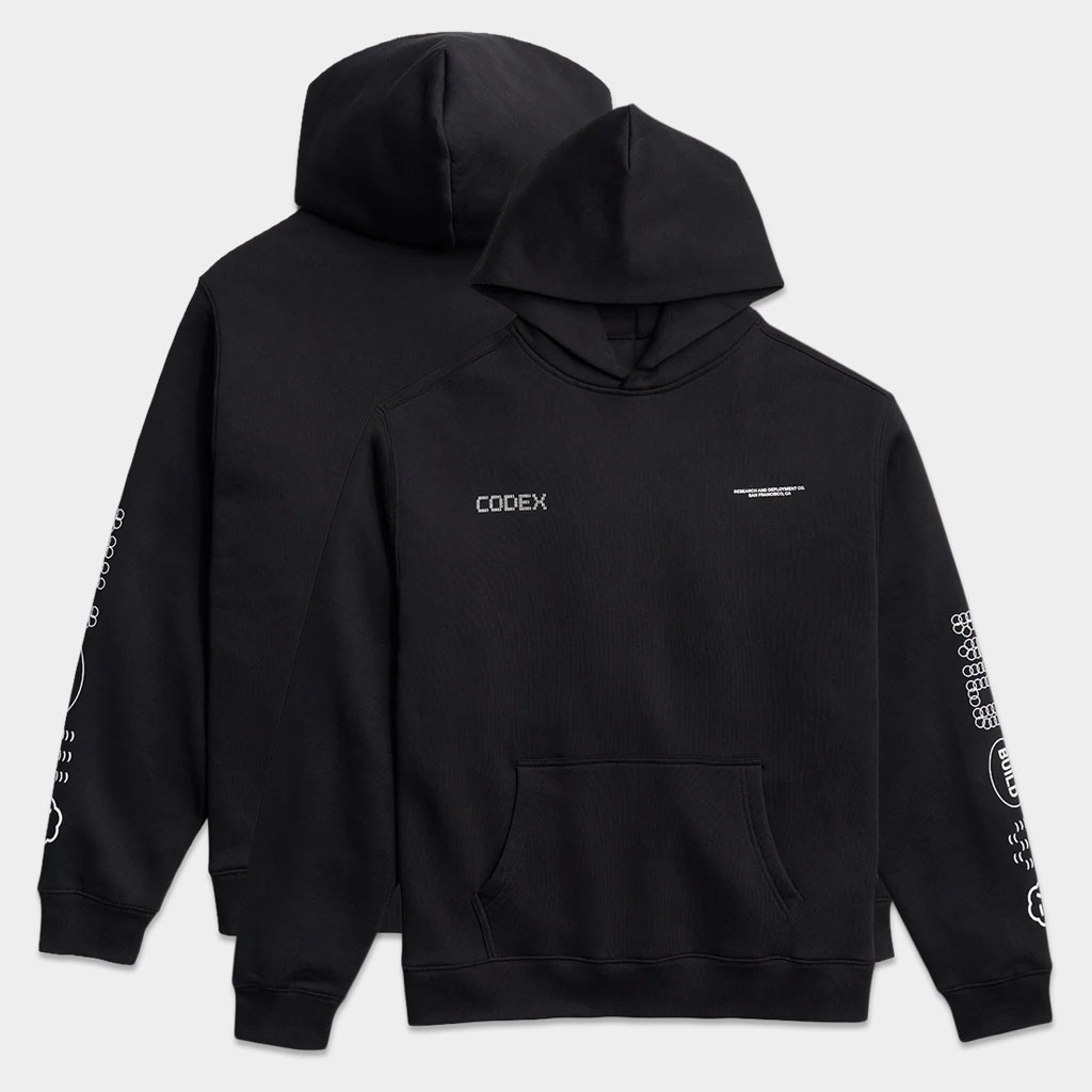 OpenAI Merch 2026 Codex Build Hoodie Programmer Clothing Geeky Gift For Brothers