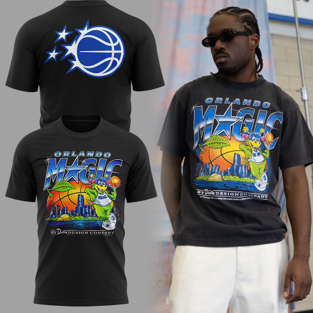 Orlando Magic By Duvin Designs Company City Beautiful T-Shirt Orlando Magic Merch
