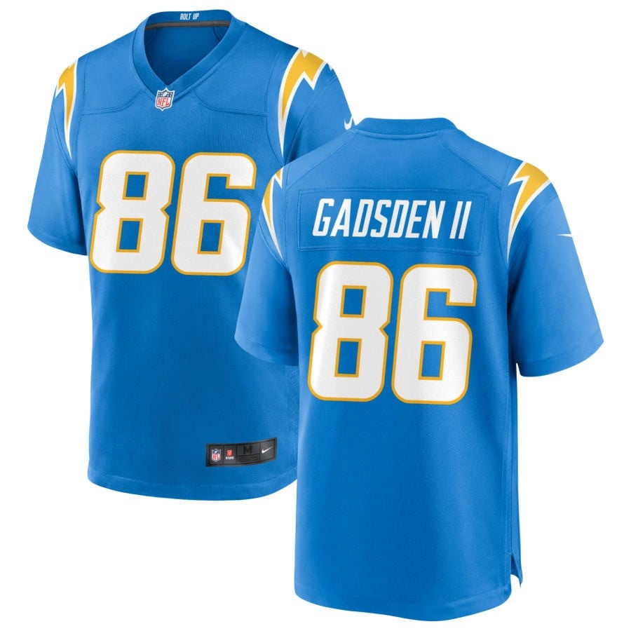 Oronde Gadsden II Los Angeles Chargers 2025 Game Jersey - Powder Blue