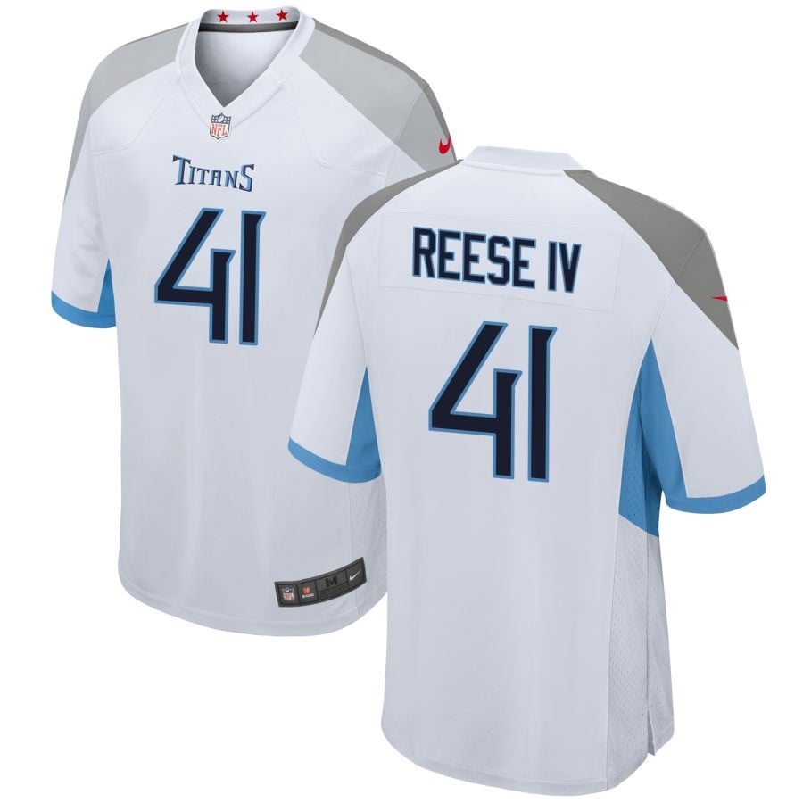 Otis Resses IV Tennessee Titans 2025 Game Jersey - White