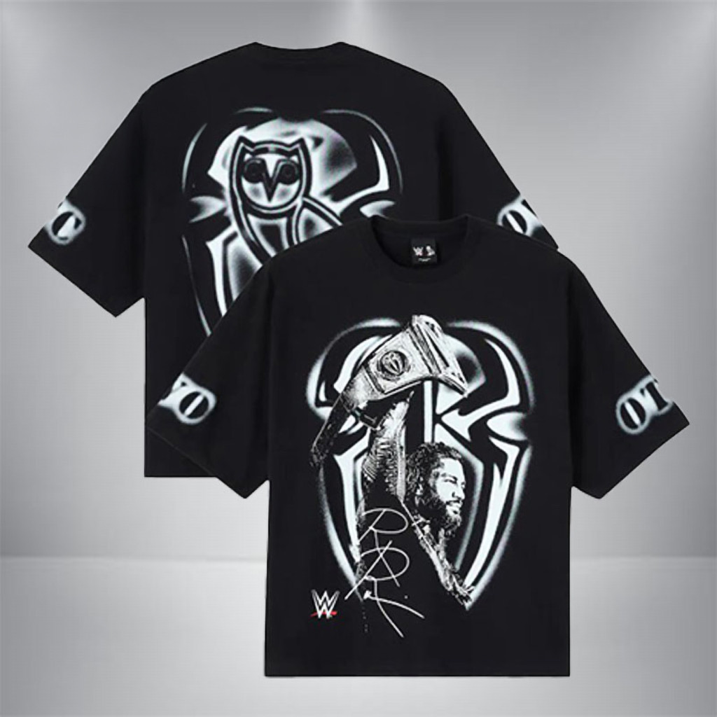 OVO x WWE Roman Reigns OTC Graphic T-Shirt October's Very Own Merch Him Gifts