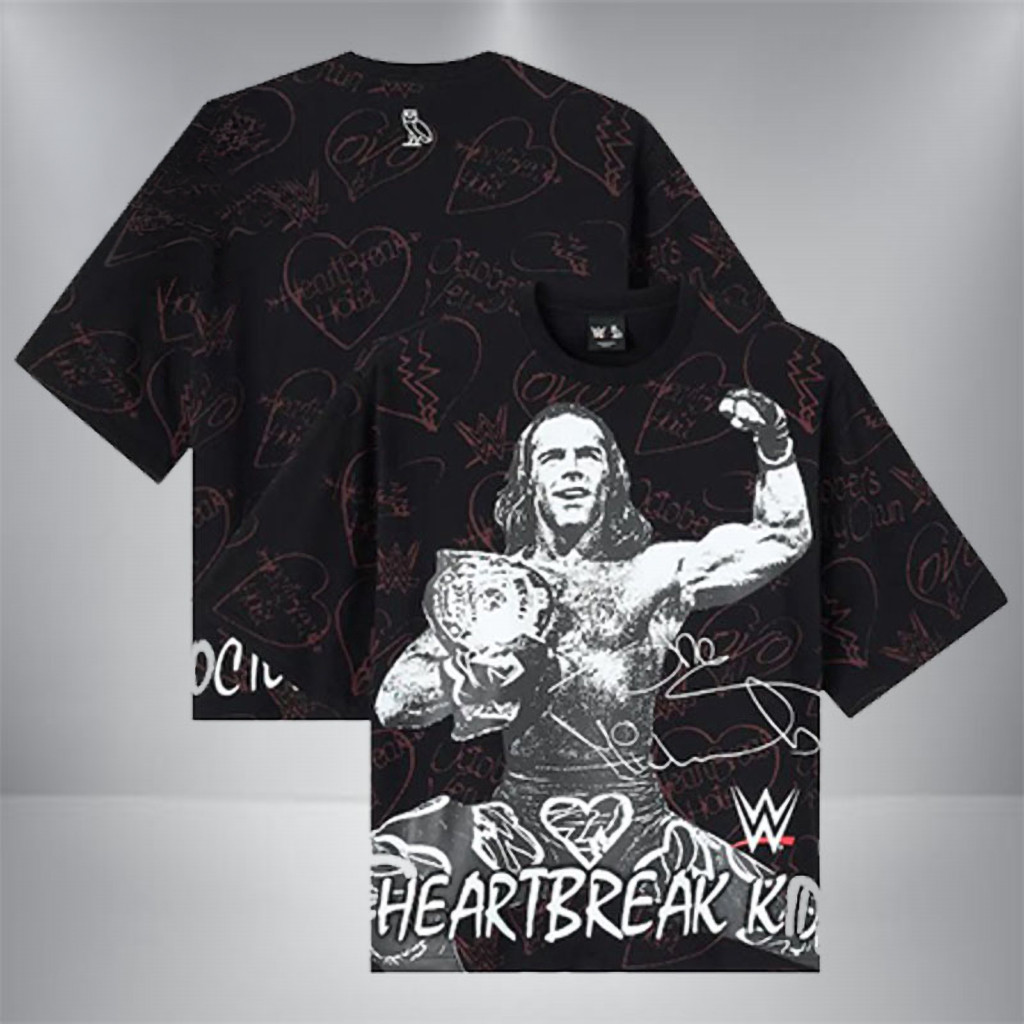 OVO X WWE Shawn Michaels Graphic T-Shirt Best Gifts For Wrestling Fans