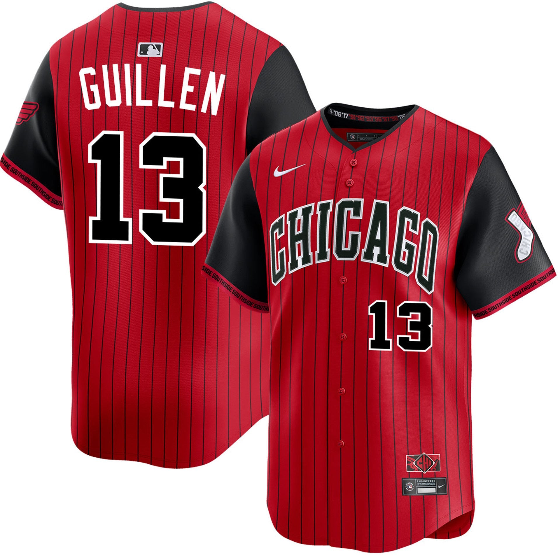 Ozzie Guillen Chicago White Sox 2025 City Connect Limited Jersey - Red/Black