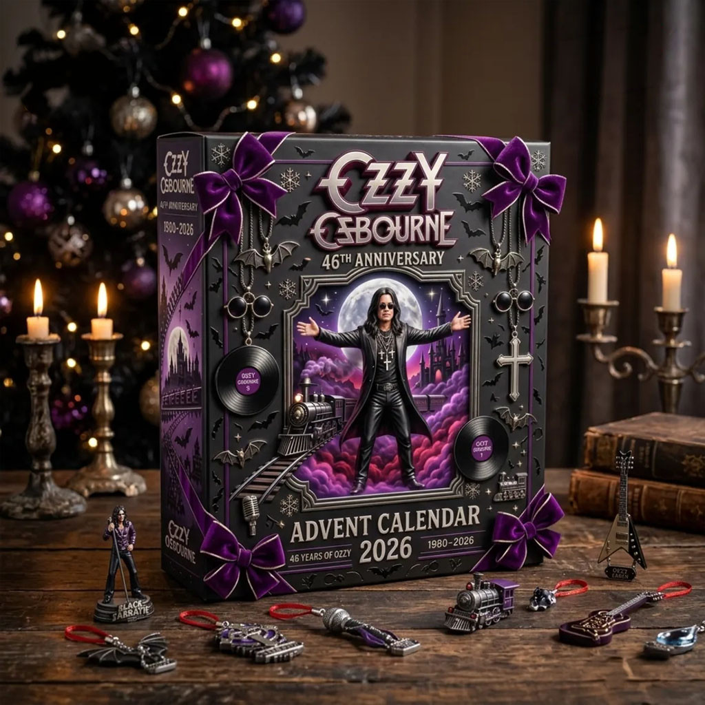 Ozzy Osbourne 46th Anniversary 2026 Advent Calendar Christmas Ornaments Ozzy Osbourne Merch