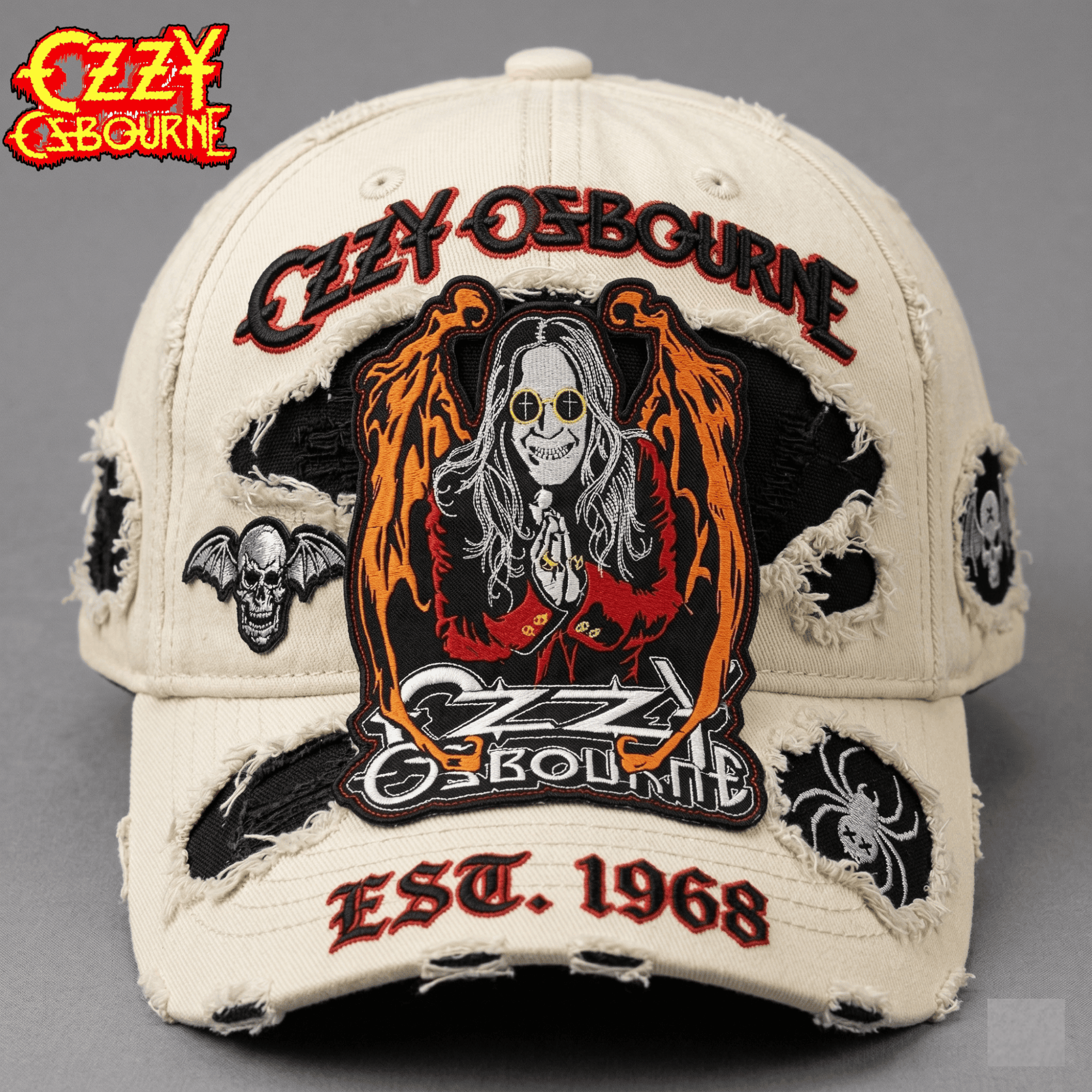 Ozzy Osbourne Est 1968 Hat Prince of Darkness Memorial Cap Ozzy Osbourne Merch Fan Gifts