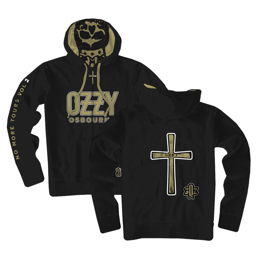 Ozzy Osbourne Merch No More Tours Black Zip Hoodie Ozzy Osbourne Shirt Husband Gifts