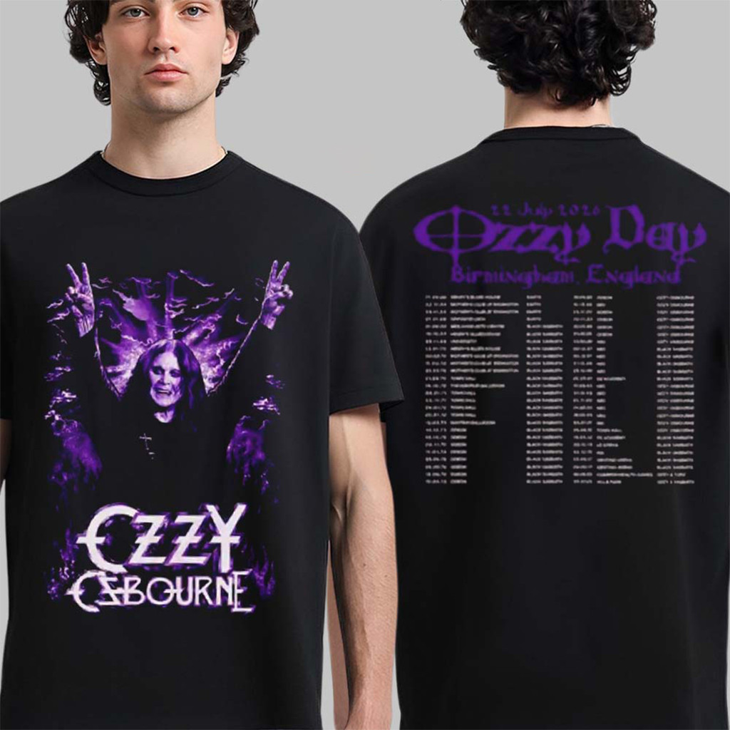 Ozzy Osbourne Merch Ozzy Day 2026 Birmingham England 22 July 2026 Celebrates T-Shirt Fan Gifts