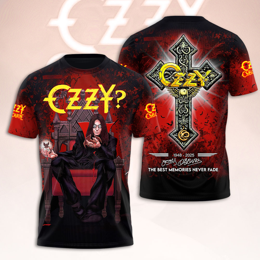 Ozzy Osbourne T-Shirt The Best Memories Never Fade Shirt RIP Ozzy Osbourne Merch Memorial Gifts