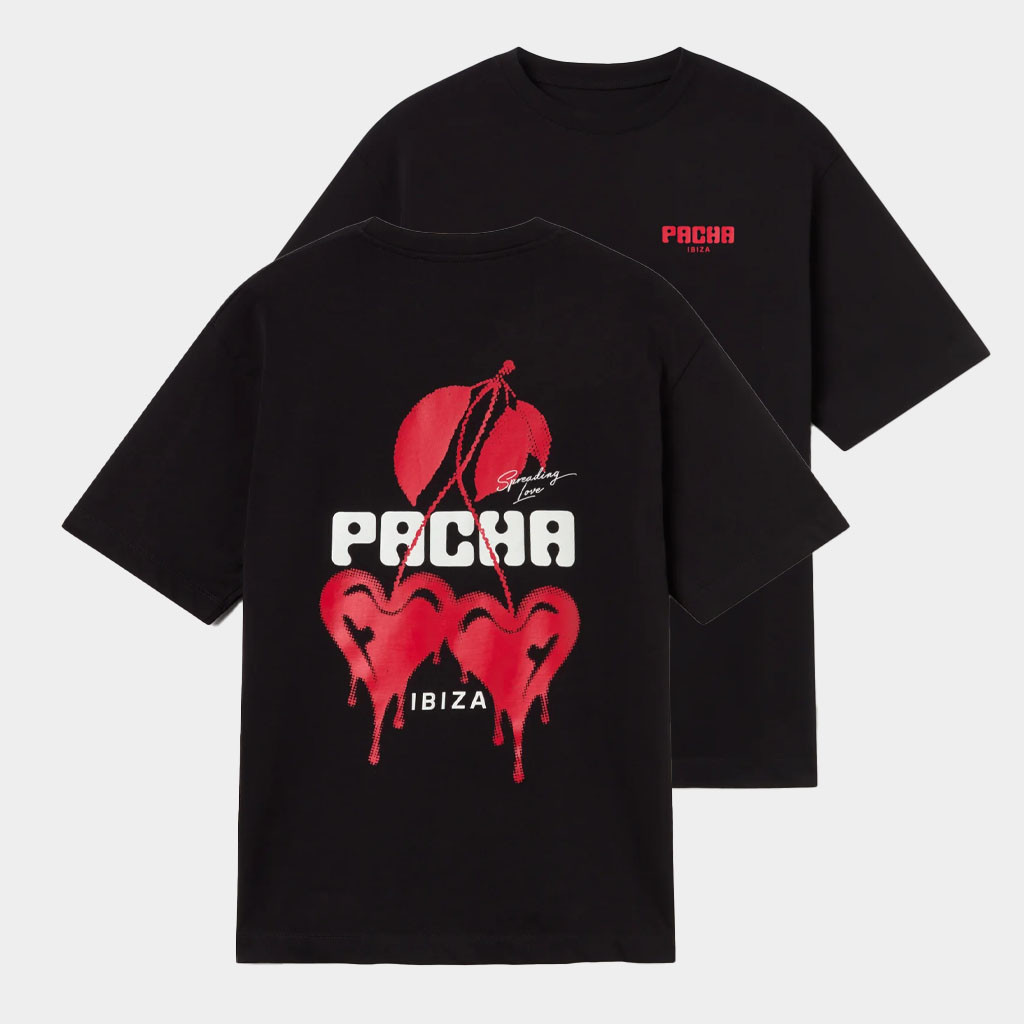 Pacha Shop Merch 2026 Wild Heart Black T-Shirt Pacha Ibiza Shirt Birthday Gift For Him