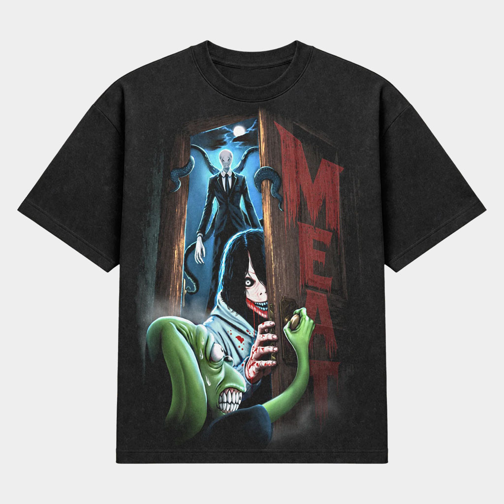 Papameat Merch Papameat Meatcanyon Shirt 2026 Knock Knock Distressed T-Shirt Gifts For BFF