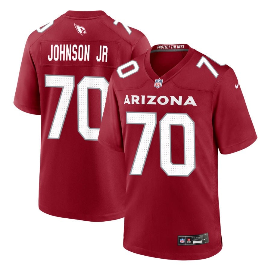 Paris Johnson Jr Arizona Cardinals 2025 Game Jersey - Cardinal
