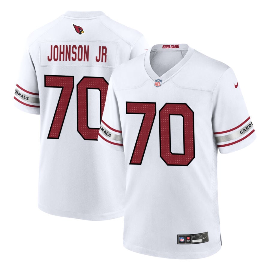 Paris Johnson Jr Arizona Cardinals 2025 Game Jersey - White