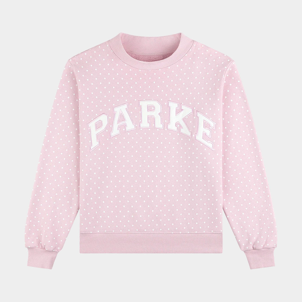 Parke Merch Polka Dot Varsity Sweatshirt 2026 Christmas Gifts For Girlfriend