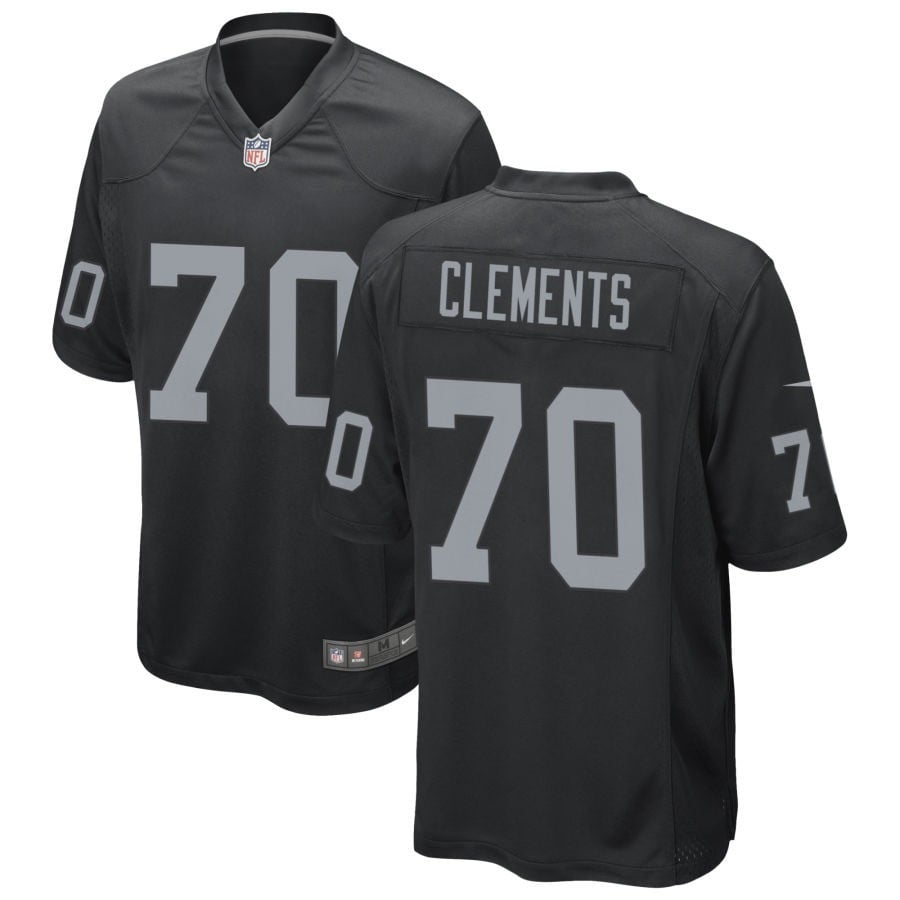 Parker Clements Las Vegas Raiders 2025 Game Jersey - Black