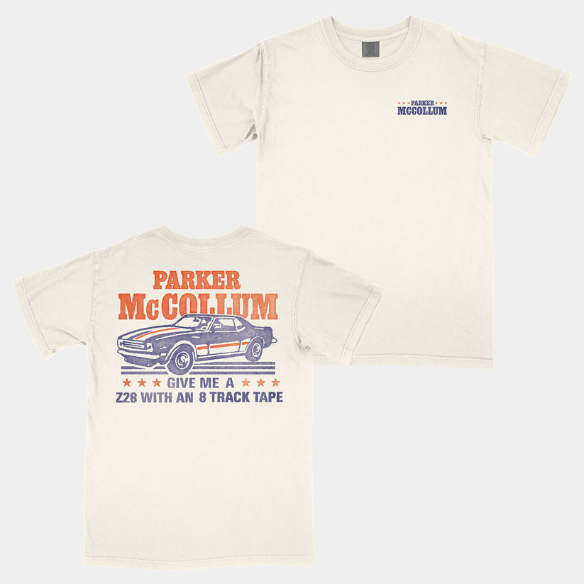 Parker McCollum Merch Give Me A Z28 With An 8 Track Tape T-Shirt Parker McCollum Shirt Fans Gift