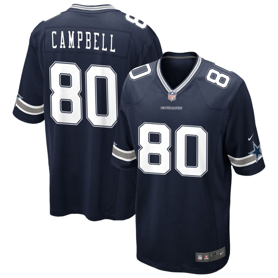 Parris Campbell Dallas Cowboys 2025 Game Jersey - Navy