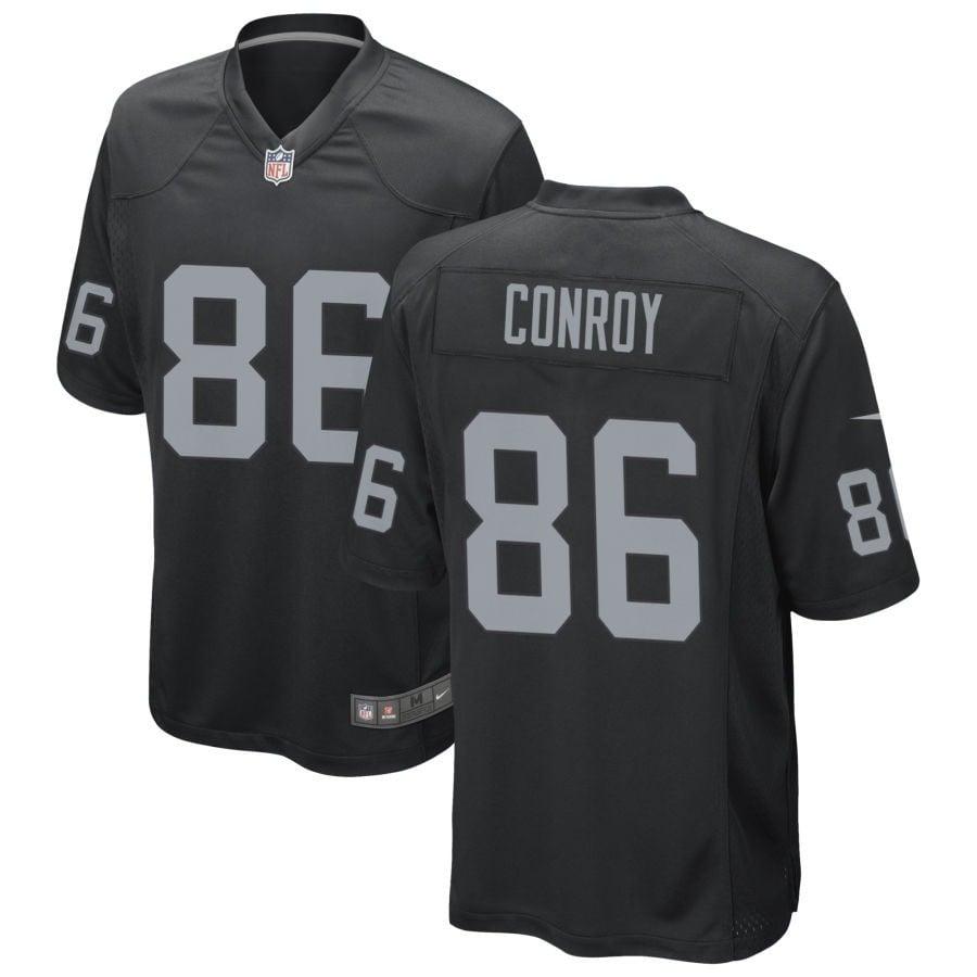 Pat Conroy Las Vegas Raiders 2025 Game Jersey - Black