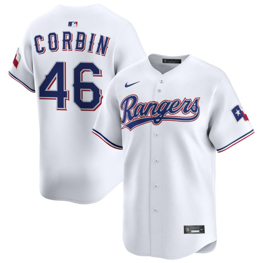 Patrick Corbin Texas Rangers 2025 Home Limited Jersey - White