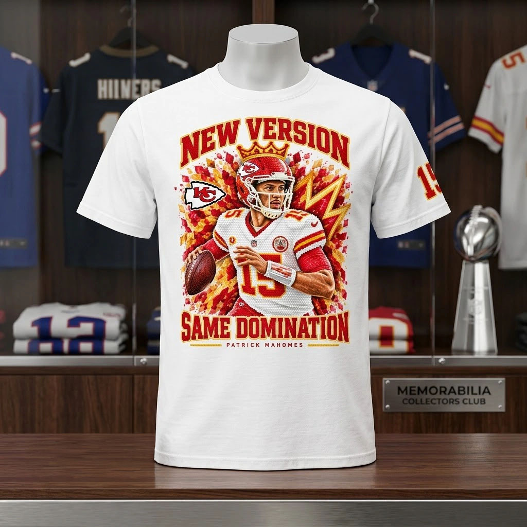 Patrick Mahomes New Version Same Domination Kansas City Chiefs T-Shirt Patrick Mahomes Merch