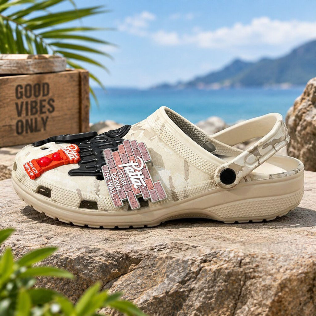 Patta x Tear Down The Wall Classic Clogs 2026 Birthday Gift For Friends