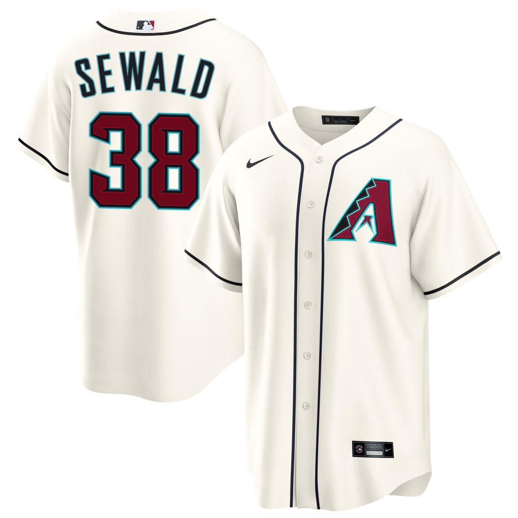 Paul Sewald Arizona Diamondbacks 2026 Home Jersey - Cream