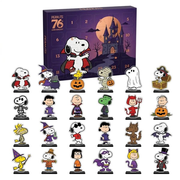 Peanuts Snoopy 76th Anniversary Halloween 24 Day Collectible Ornaments Advent Calendar BFF Gifts - Image 2