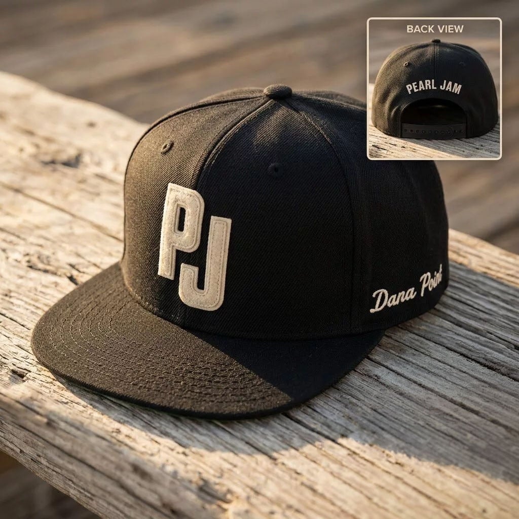 Pearl Jam Merch 2026 PJ Snapback Hat Pearl Jam Ohana Festival Merch Gift For Rock Fans