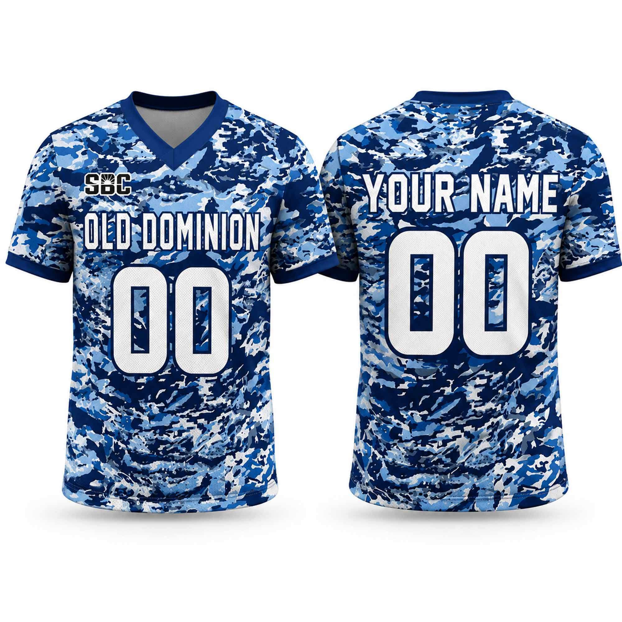 Personalized 2026 Old Dominion Camo Football Jersey ODU Merch Gifts For Brother