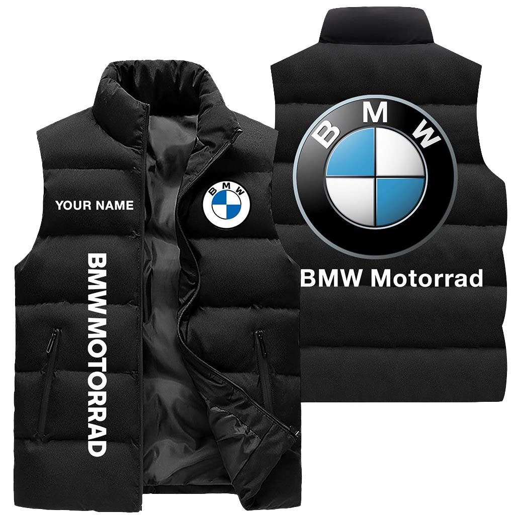 Personalized BMW Motorrad Sleeveless Windproof Jacket BMW Merch Gift For Car Lovers