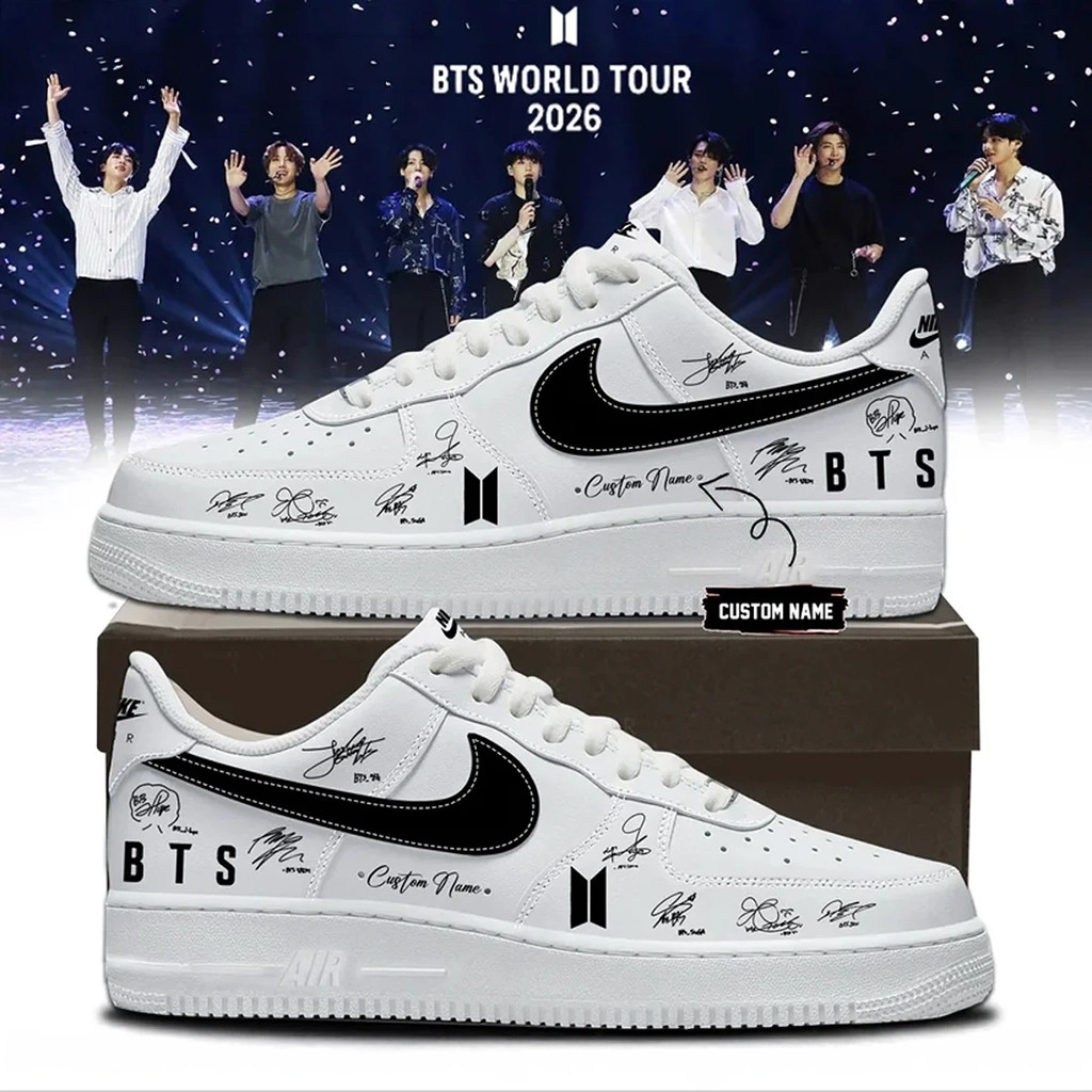 Personalized BTS World Tour Arirang Shoes Sneakers 2026 BTS Merch Signature Gift For Fans
