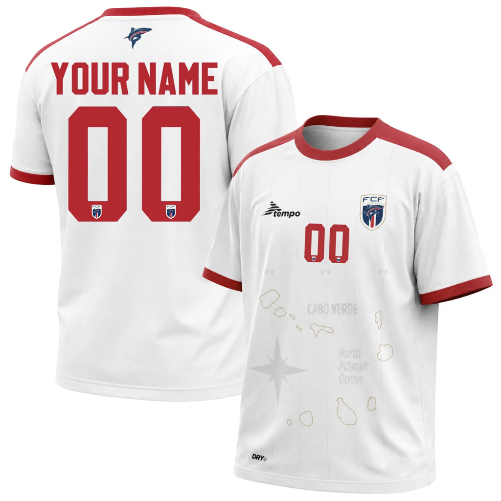 Personalized Cabo Verde Merch World Cup 2026 Cape Verde Away Jersey Elite WC FIFA Jersey