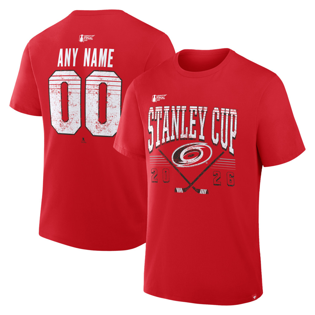 Personalized Carolina Hurricanes Merch 2026 Stanley Cup Final T-Shirt Red Gift For Hockey Lover