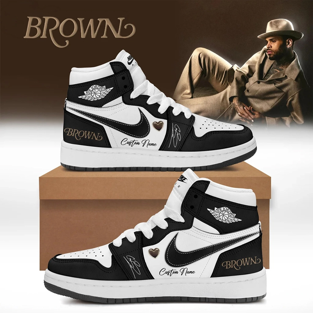 Personalized Chris Brown Brown Album Shoes Sneakers 2026 Chris Brown Merch Gift For Music Lover