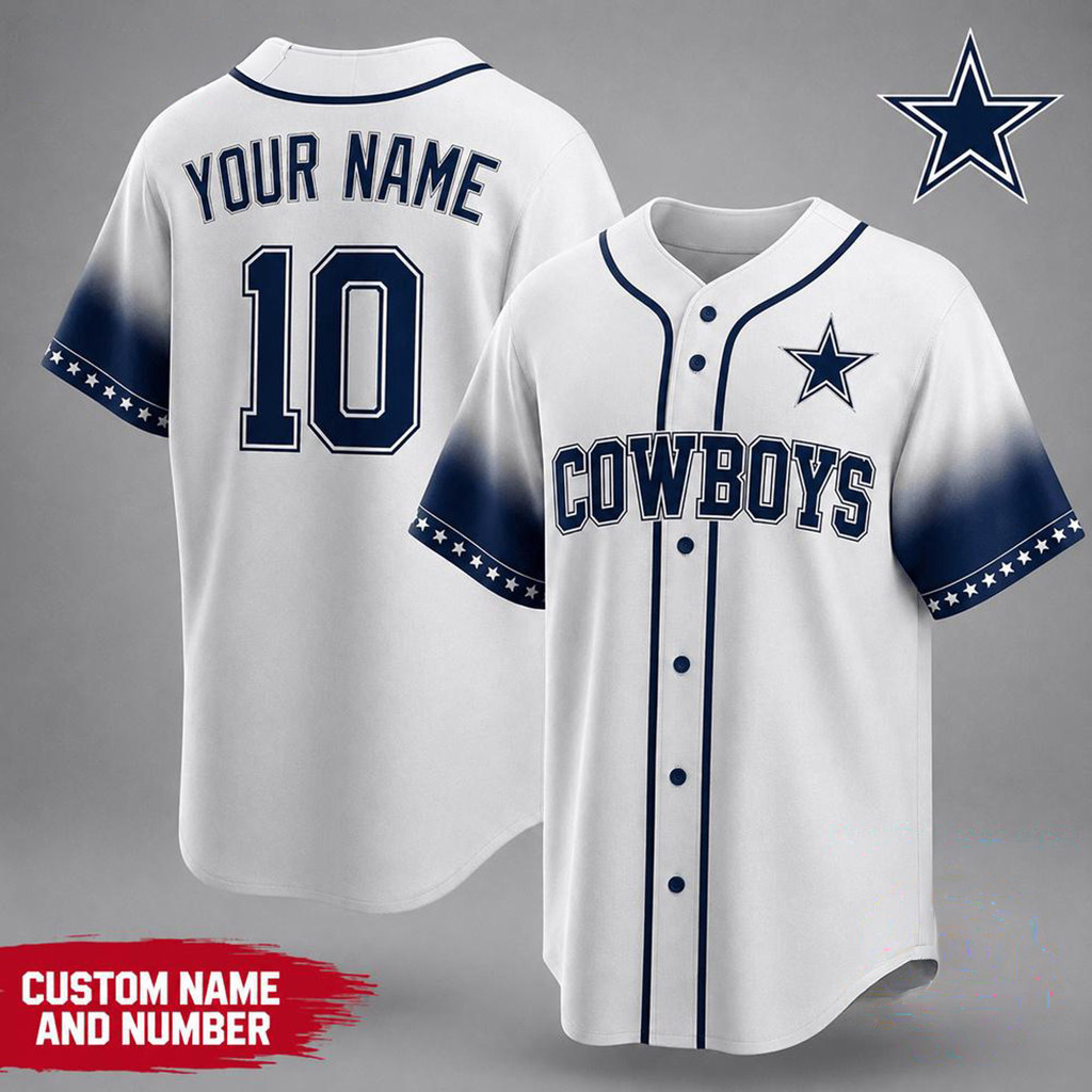 Personalized Dallas Cowboys Team Pride Baseball Jersey Cowboys 1960 Merch Present Ideas