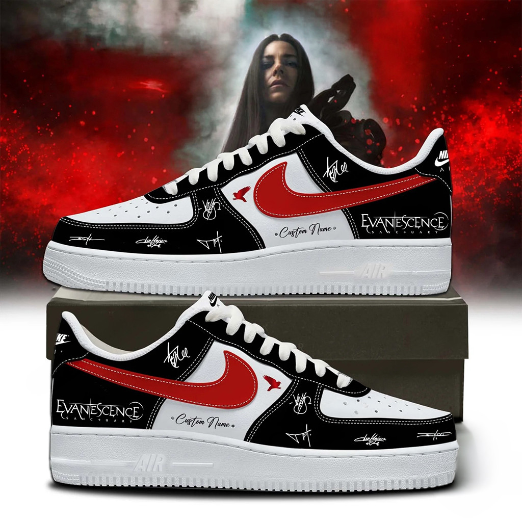 Personalized Evanescence X World Tour 2026 Shoes Signed Sanctuary Sneakers Evanescence Merch
