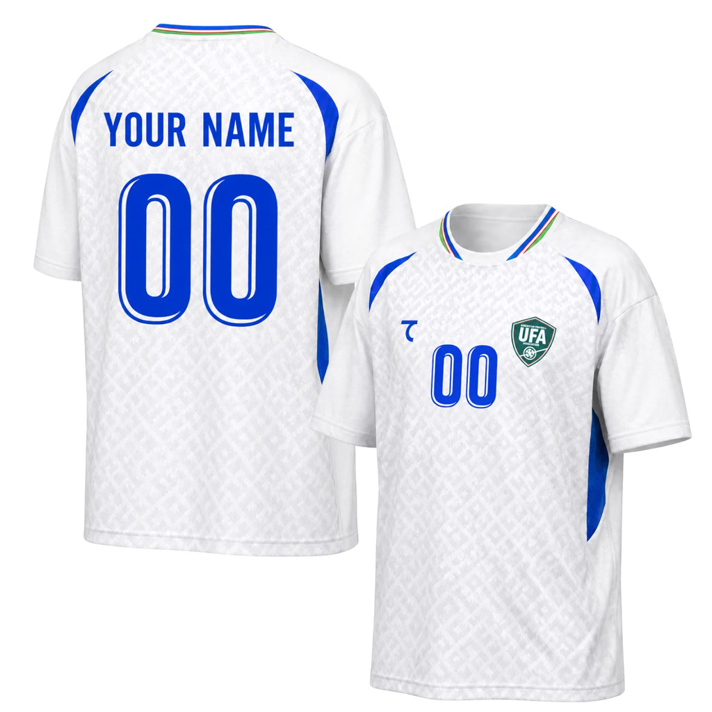Personalized FIFA World Cup 2026 Merch Uzbekistan Home Kit Jersey T-Shirt Gifts For WC Fan